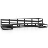 Salon de jardin 7 pcs bois de pin massif 557611557611