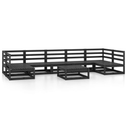 Salon de jardin 8 pcs bois de pin massif 557620557620