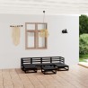 Salon de jardin 7 pcs bois de pin massif 557632557632
