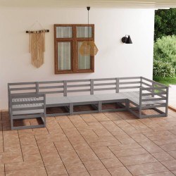 Salon de jardin 7 pcs Bois de pin massif 557664557664