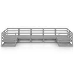 Salon de jardin 7 pcs Bois de pin massif 557664557664