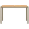 Ensemble à manger de jardin et coussins 3 pcs Poly rotin Beige 557671557671
