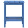 Chaises de jardin Adirondack repose-pied table PEHD Bleu aqua 557686557686