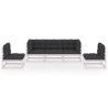 Salon de jardin 5 pcs avec coussins Bois de pin massif 557705557705
