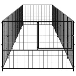 Chenil Noir 7 m² Acier 557715557715