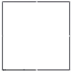 Chenil d'extérieur pour chiens Acier 3,69 m² 557721557721