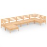 Salon de jardin 7 pcs Bois de pin massif 557730557730