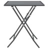 Ensemble à manger de jardin 5 pcs Maille Métal Anthracite 557744557744