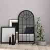 Miroir Noir 90x45 cm Fer pour utilisation à l'intérieur 557758557758