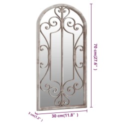 Miroir Sable 70x30 cm Fer pour utilisation à l'intérieur 557763557763