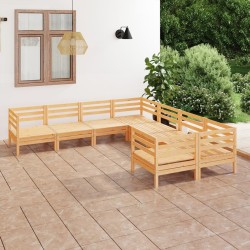 Salon de jardin 8 pcs Bois de pin massif 557770557770