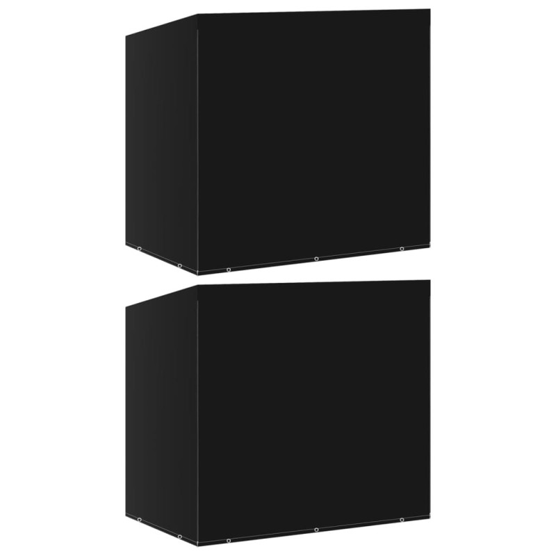Housse de balancelle 2pcs 10 œillets 2 fermetures 255x145x170cm 557776557776