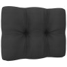 Salon de jardin 7 pcs avec coussins anthracite Pin massif 557778557778