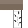Belvédère mural 4x3x2,5 m Taupe 557779557779