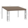 Belvédère mural 4x3x2,5 m Taupe 557779557779