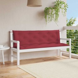 Coussin de banc de jardin rouge bordeaux tissu oxford 557784557784