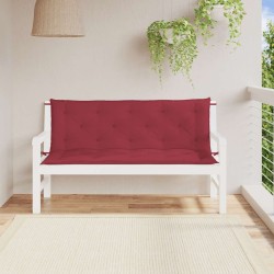 Coussin de banc de jardin rouge bordeaux tissu oxford 557784557784