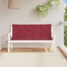 Coussin de banc de jardin rouge bordeaux tissu oxford 557784557784