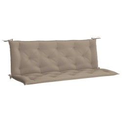 Coussin de banc de jardin taupe 150x(50+50)x7 cm tissu oxford 557785557785