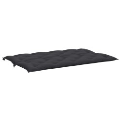 Coussin de banc de jardin noir 150x(50+50)x7 cm tissu oxford 557786557786