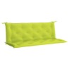 Coussin de banc de jardin vert vif 150x(50+50)x7cm tissu oxford 557787557787