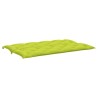Coussin de banc de jardin vert vif 150x(50+50)x7cm tissu oxford 557787557787