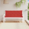 Coussin de banc de jardin rouge 150x(50+50)x7 cm tissu oxford 557788557788