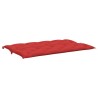 Coussin de banc de jardin rouge 150x(50+50)x7 cm tissu oxford 557788557788
