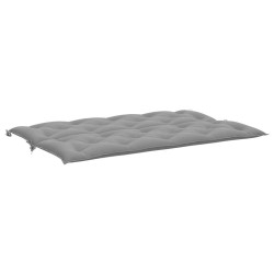 Coussin de banc de jardin gris 150x(50+50)x7 cm tissu oxford 557789557789