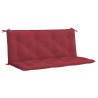 Coussin de banc de jardin rouge bordeaux tissu oxford 557790557790