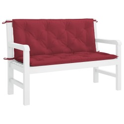 Coussin de banc de jardin rouge bordeaux tissu oxford 557790557790