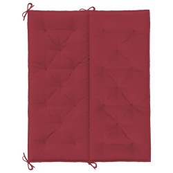 Coussin de banc de jardin rouge bordeaux tissu oxford 557790557790