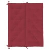 Coussin de banc de jardin rouge bordeaux tissu oxford 557790557790