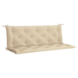 Coussin de banc de jardin beige 150x(50+50)x7 cm tissu oxford 557791557791