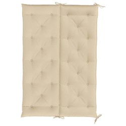 Coussin de banc de jardin beige 150x(50+50)x7 cm tissu oxford 557791557791
