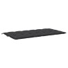 Coussin de banc de jardin noir 200x(50+50)x7 cm tissu oxford 557792557792
