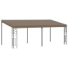 Belvédère mural 6x3x2,5 m Taupe 557794557794