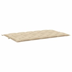 Coussin de banc de jardin beige 180x(50+50)x7 cm tissu oxford 557808557808