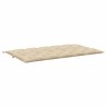 Coussin de banc de jardin beige 180x(50+50)x7 cm tissu oxford 557808557808