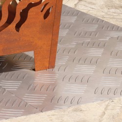 Nez de marche Rectangulaire 4 pcs Argenté 50 x 40 cm Aluminium 557812557812