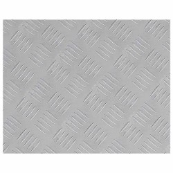 Nez de marche Rectangulaire 2 pcs Argenté 50 x 40 cm Aluminium 557823557823