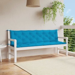 Coussin de banc de jardin bleu clair tissu oxford 557824557824