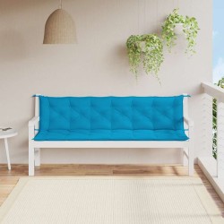 Coussin de banc de jardin bleu clair tissu oxford 557824557824