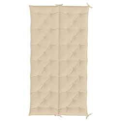 Coussin de banc de jardin beige 200x(50+50)x7 cm tissu oxford 557825557825