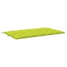 Coussin de banc de jardin vert vif 180x(50+50)x7cm tissu oxford 557827557827