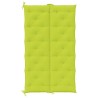 Coussin de banc de jardin vert vif 180x(50+50)x7cm tissu oxford 557827557827