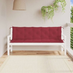 Coussin de banc de jardin rouge bordeaux tissu oxford 557828557828