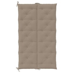 Coussin de banc de jardin taupe 180x(50+50)x7 cm tissu oxford 557829557829