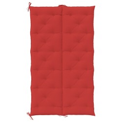 Coussin de banc de jardin rouge 180x(50+50)x7 cm tissu oxford 557830557830