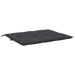 Coussin de banc de jardin noir 120x(50+50)x7 cm tissu oxford 557831557831
